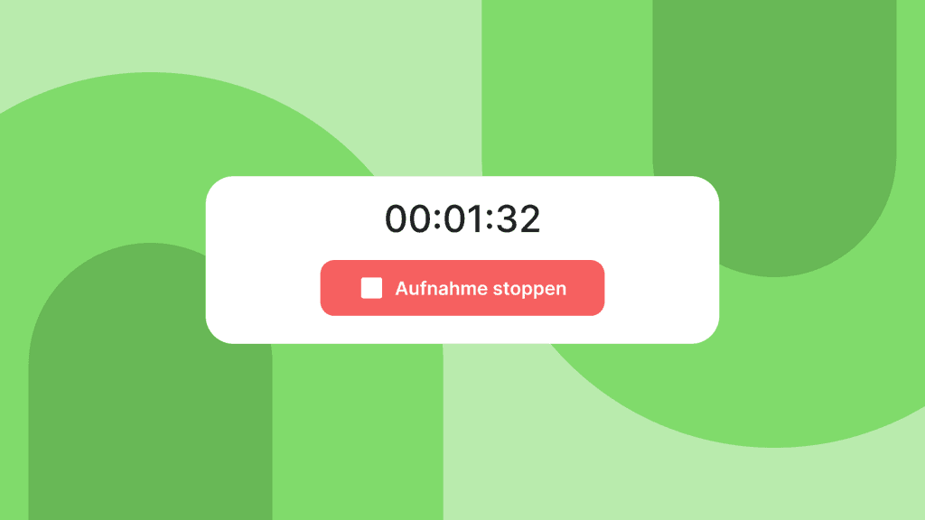 Laufende Aufnahme in winkk AI.