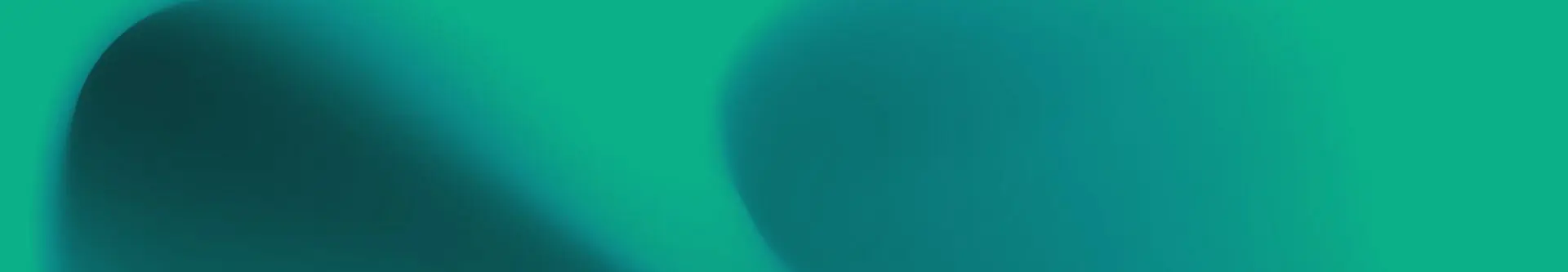 Teal and green gradient with soft edges.