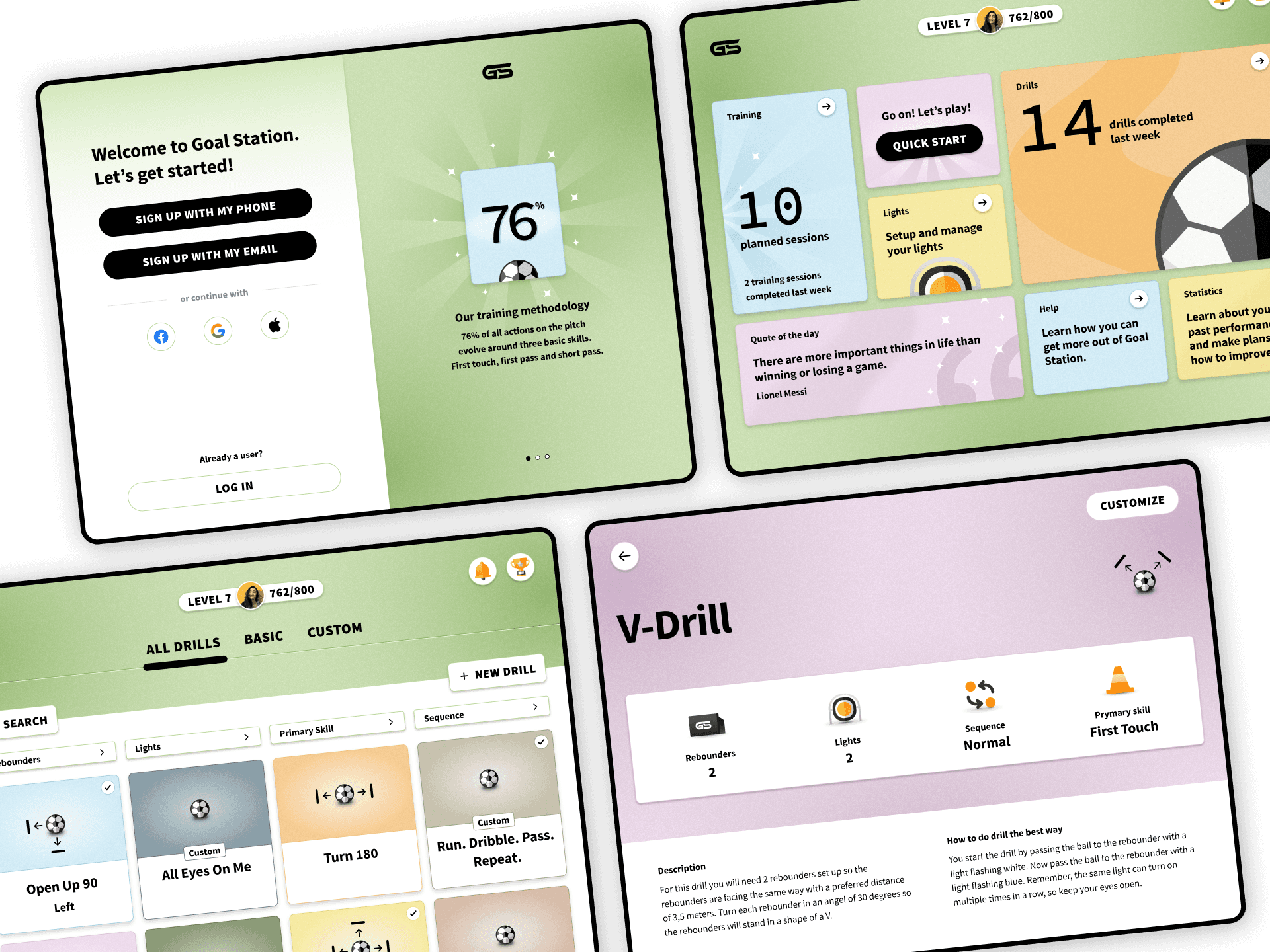 Goal Station Miscellaneous Interfaces