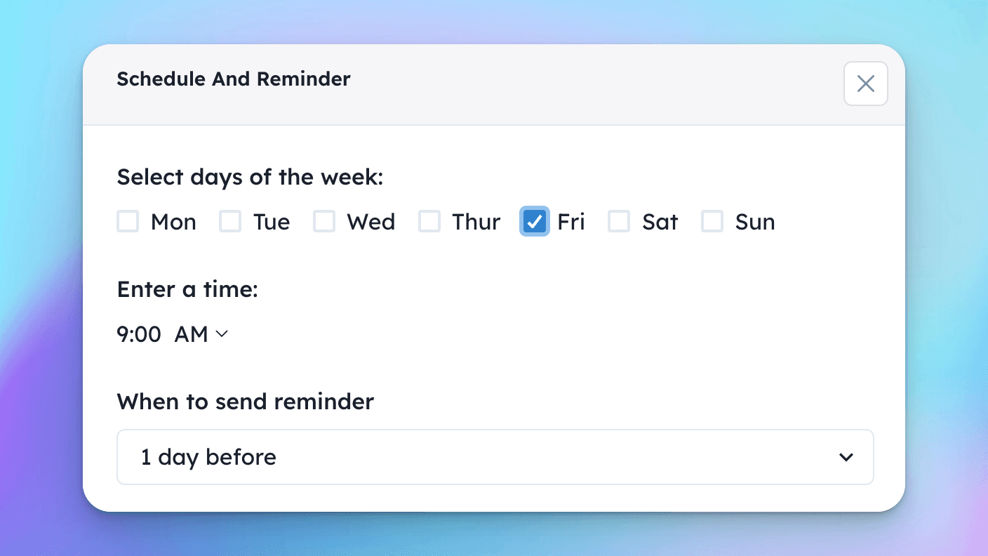 Check-In Reminders