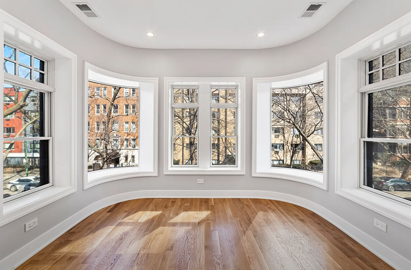 A finished cosmetic apartment update