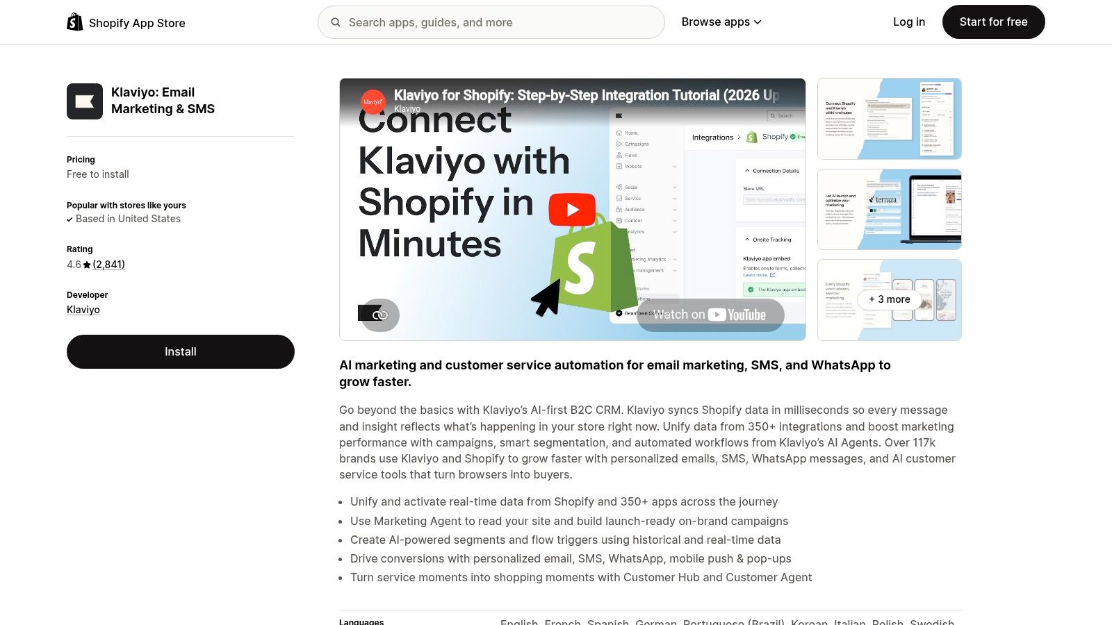 Klaviyo: Email Marketing & SMS
