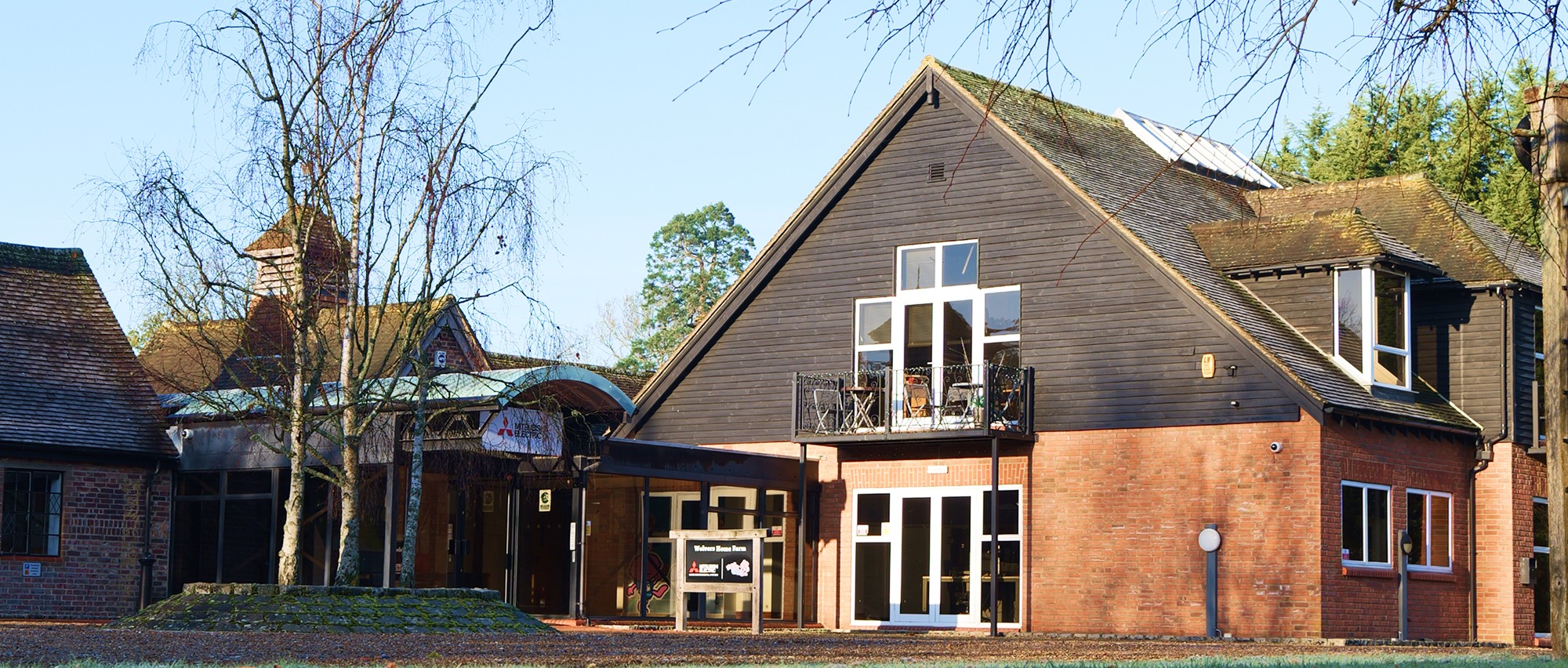 Large bulding inspection for roof and gutters as part of the Barry Turner and Son Ltd drone survey services