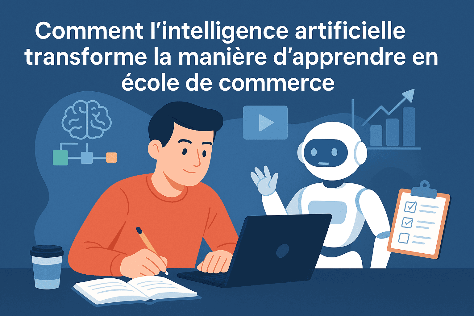 Comment l’intelligence artificielle transforme la manière d’apprendre en école de commerce avec Koro AI