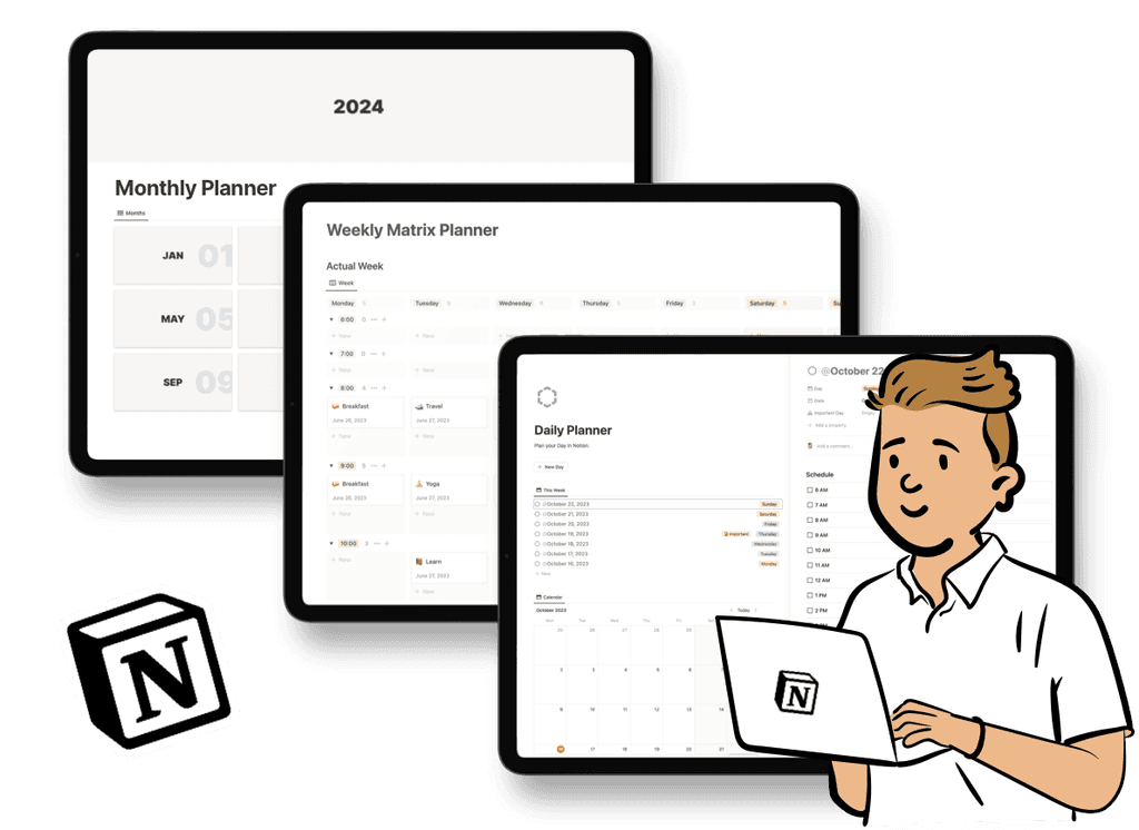 The 15 Best Daily, Weekly and Monthly Notion Planner Templates - Solt ...