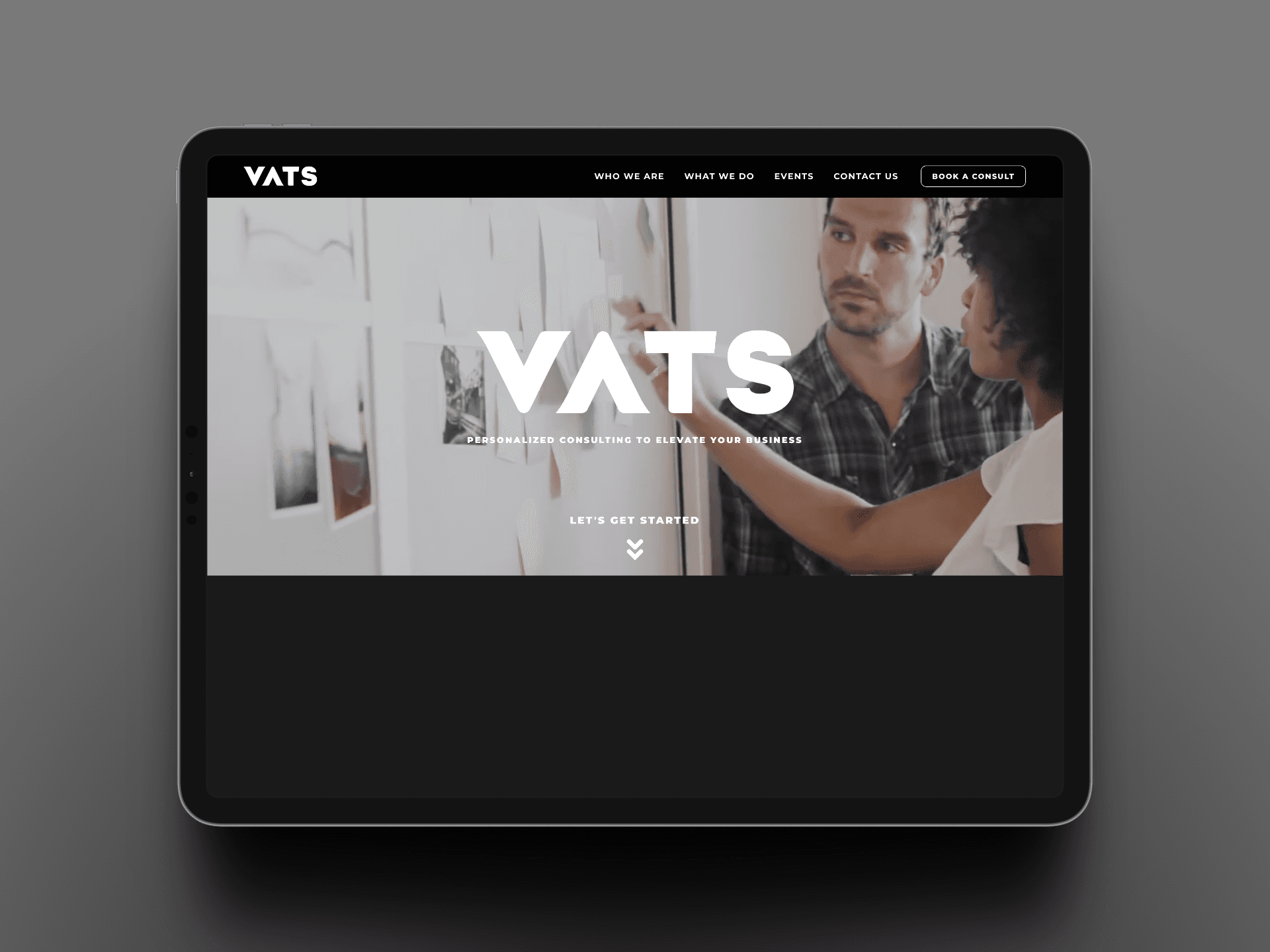 VATS Consulting Hero section Picture