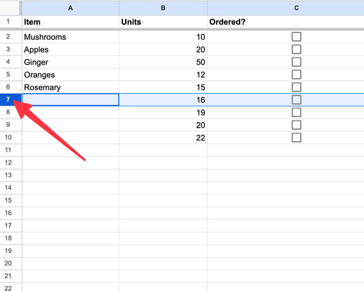 How to Delete Empty Rows in Google Sheets