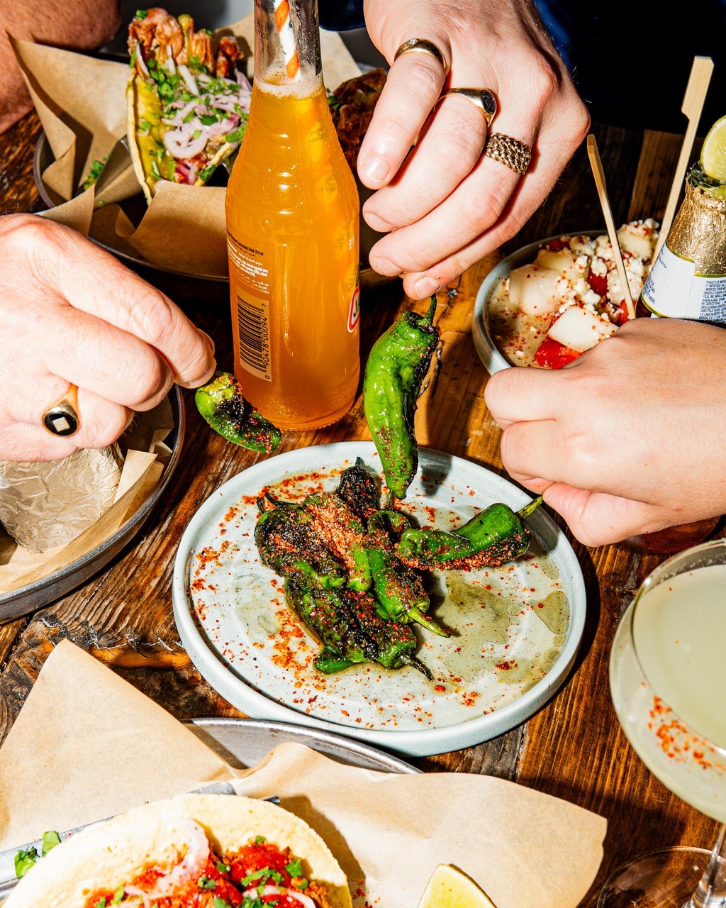 Padron Peppers at Saltio Mexican Restaurant in Worthing