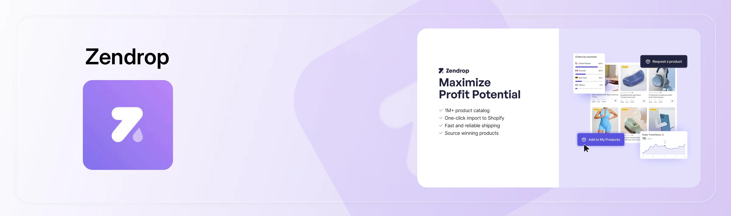 Zendrop AI Dropshipping & POD