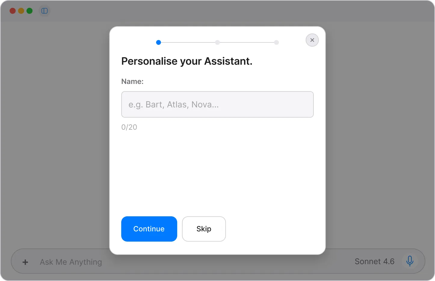 Agent Personalisation Project