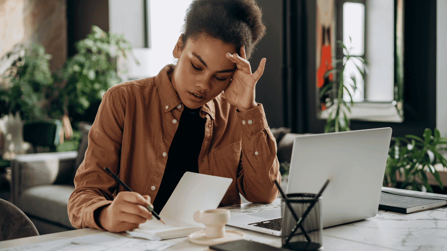 person a bit tensed - Materials Section Of  Research Paper