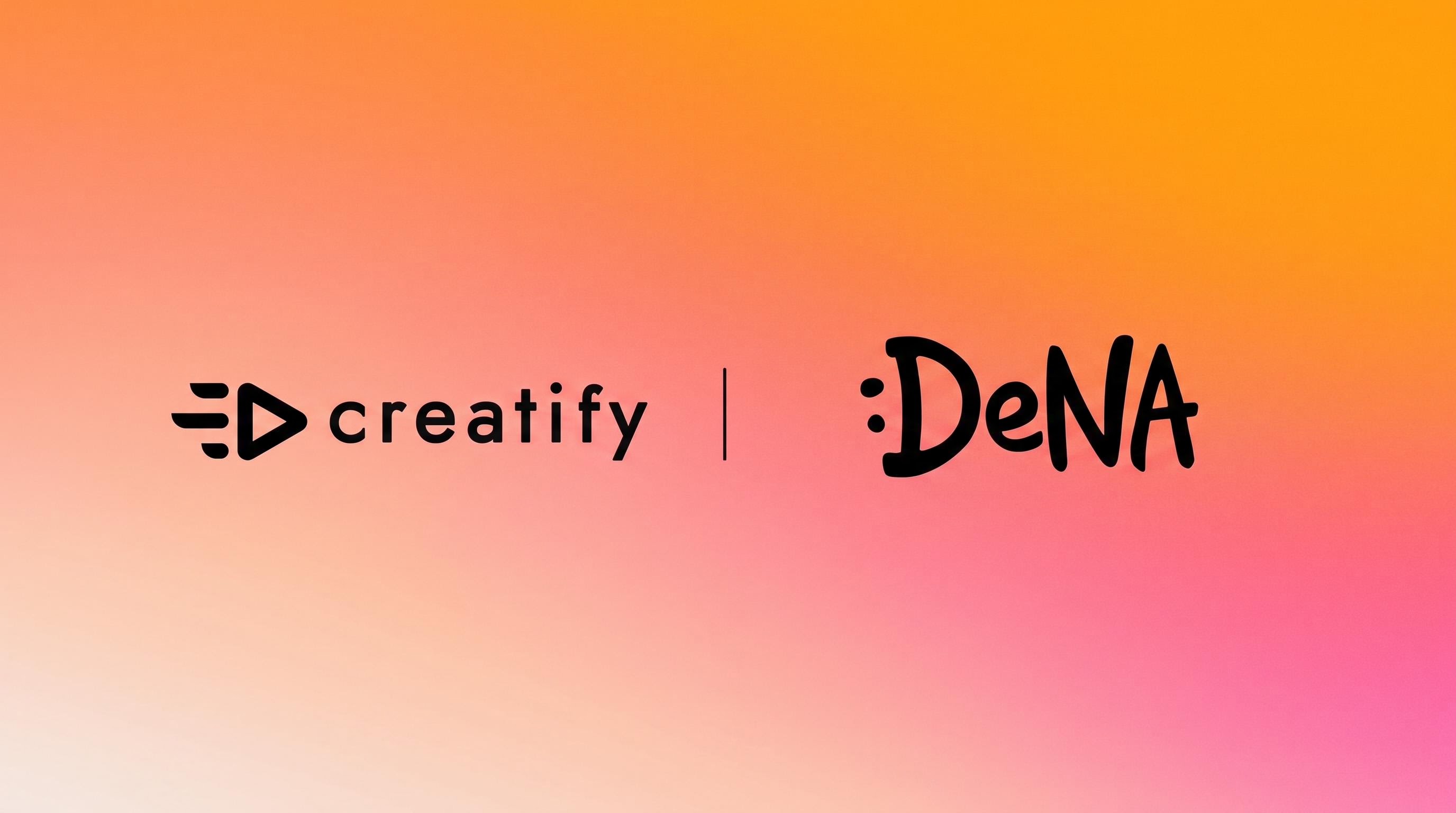 Logos of DeNA game studio, and Creatify AI