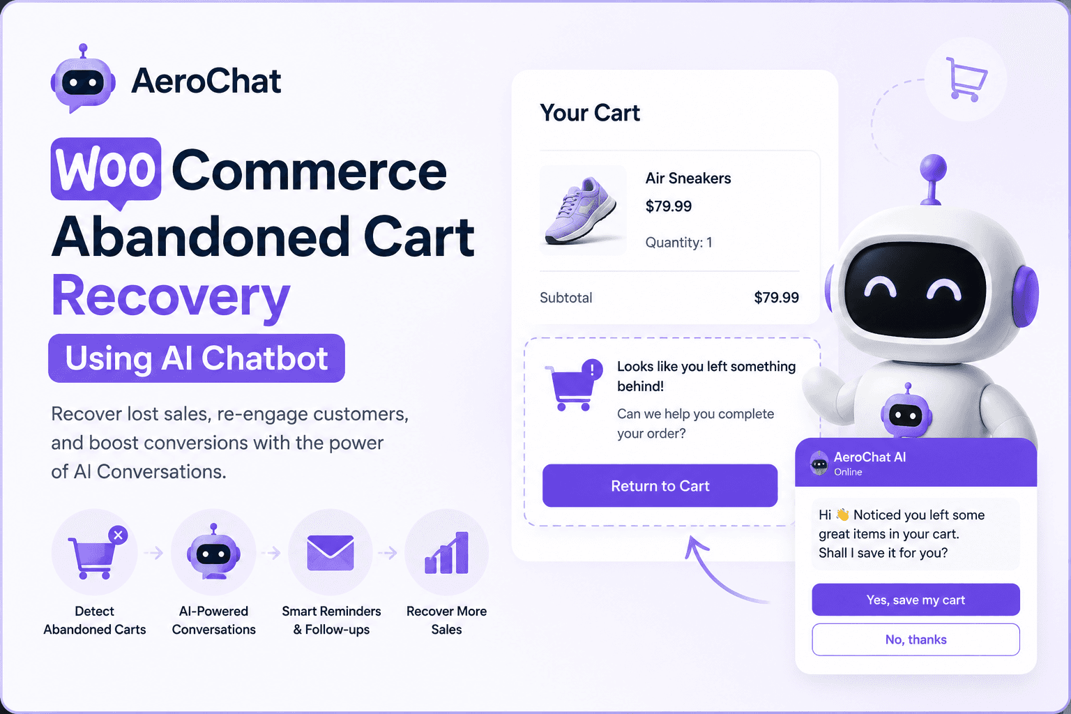  WooCommerce Abandoned Cart Recovery Using AI Chatbot