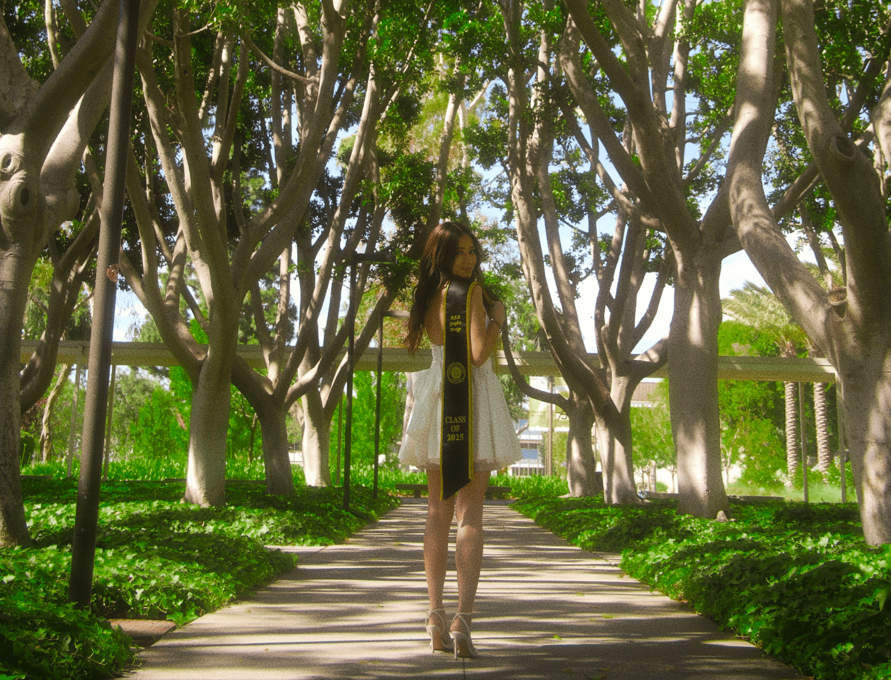 Woman with color palette