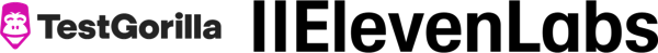 TestGorilla + ElevenLabs logo
