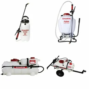 handheld sprayer with a long nozzle, hose, and adjustable strap