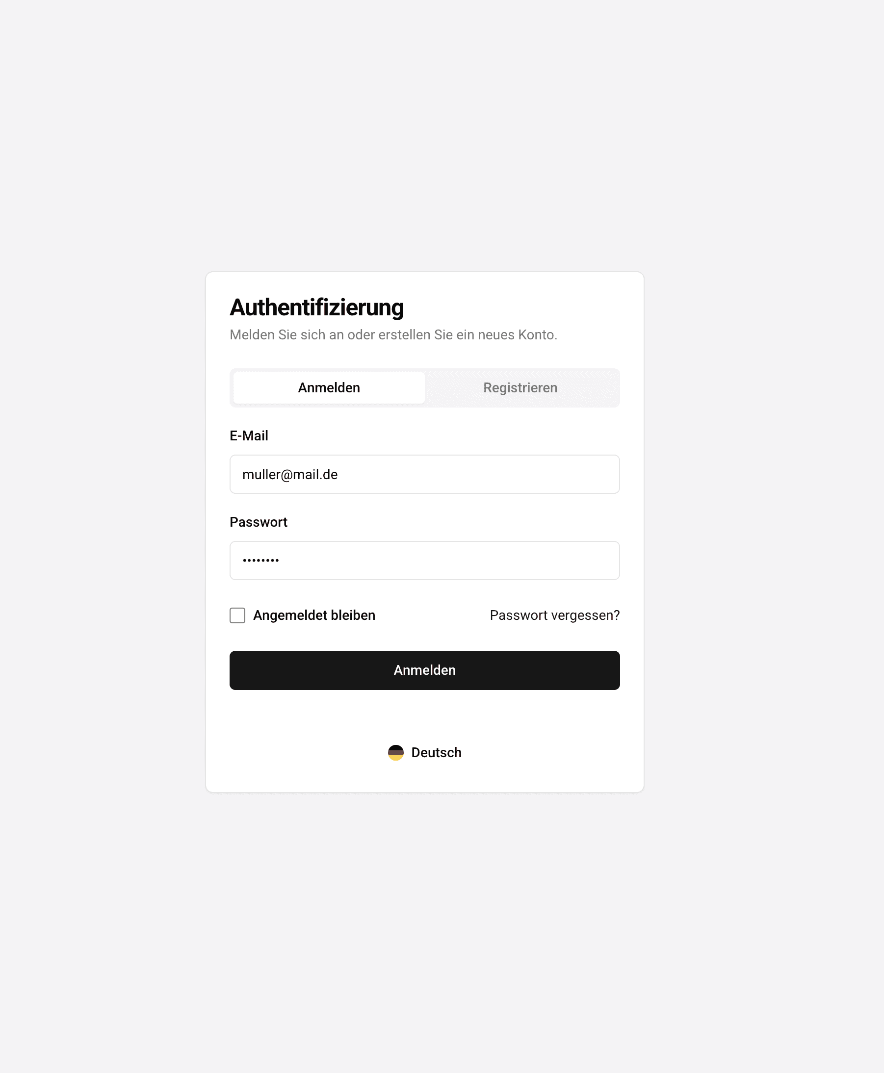 Ein Bild der Budget-Benutzeroberfläche von Freelio
