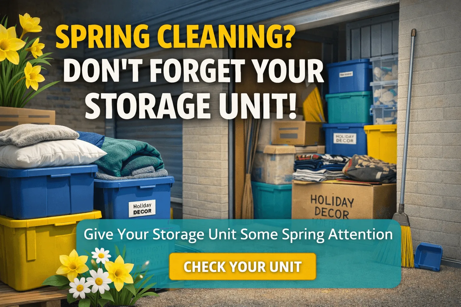 Spring cleaning and seasonal storage tips