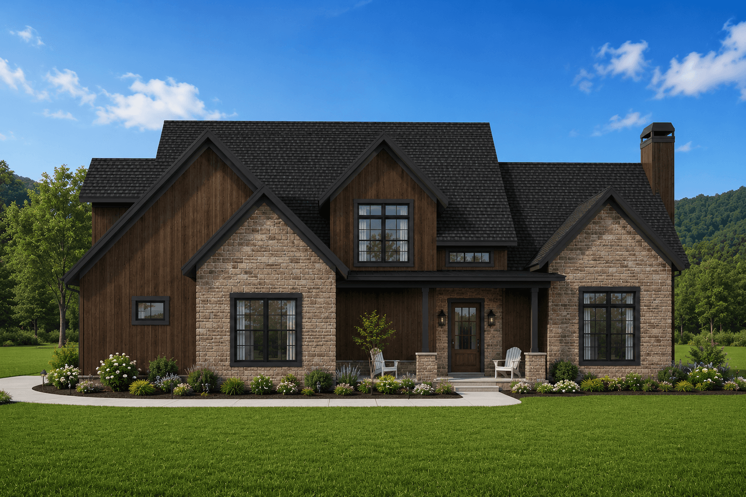4 bedroom, 3.5 bathroom custom home in GA,TN,NC, and SC