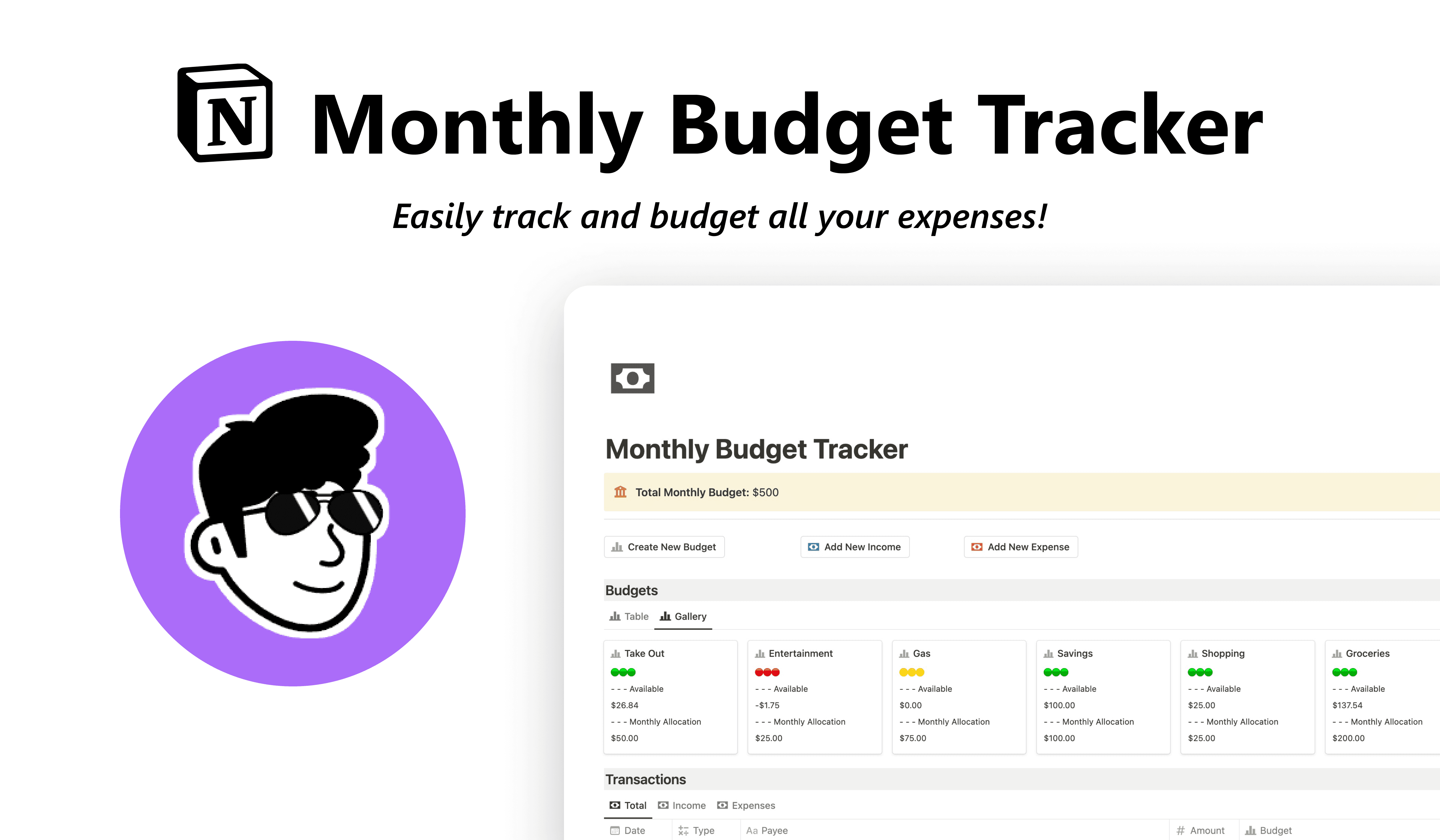 Best 10 Notion Budget Templates