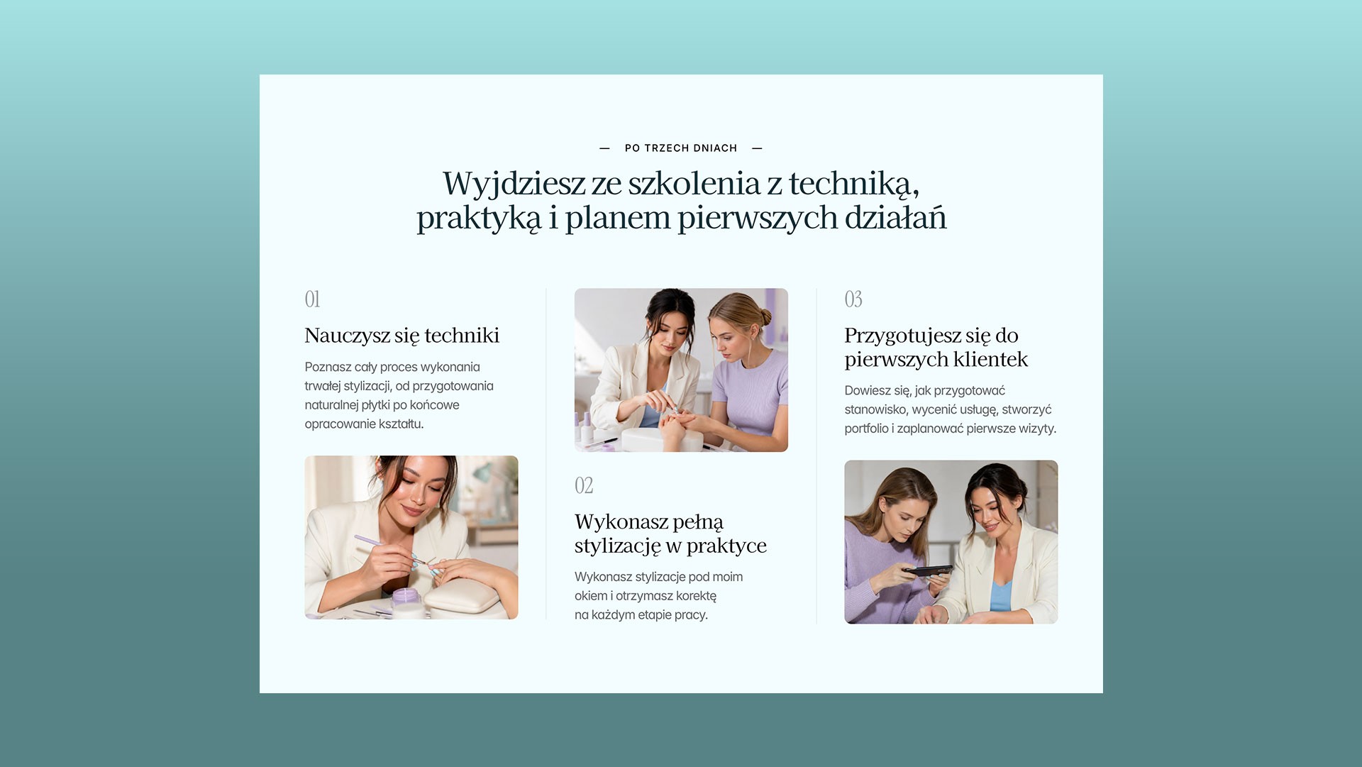 dla kogo szkolenie strona internetowa
