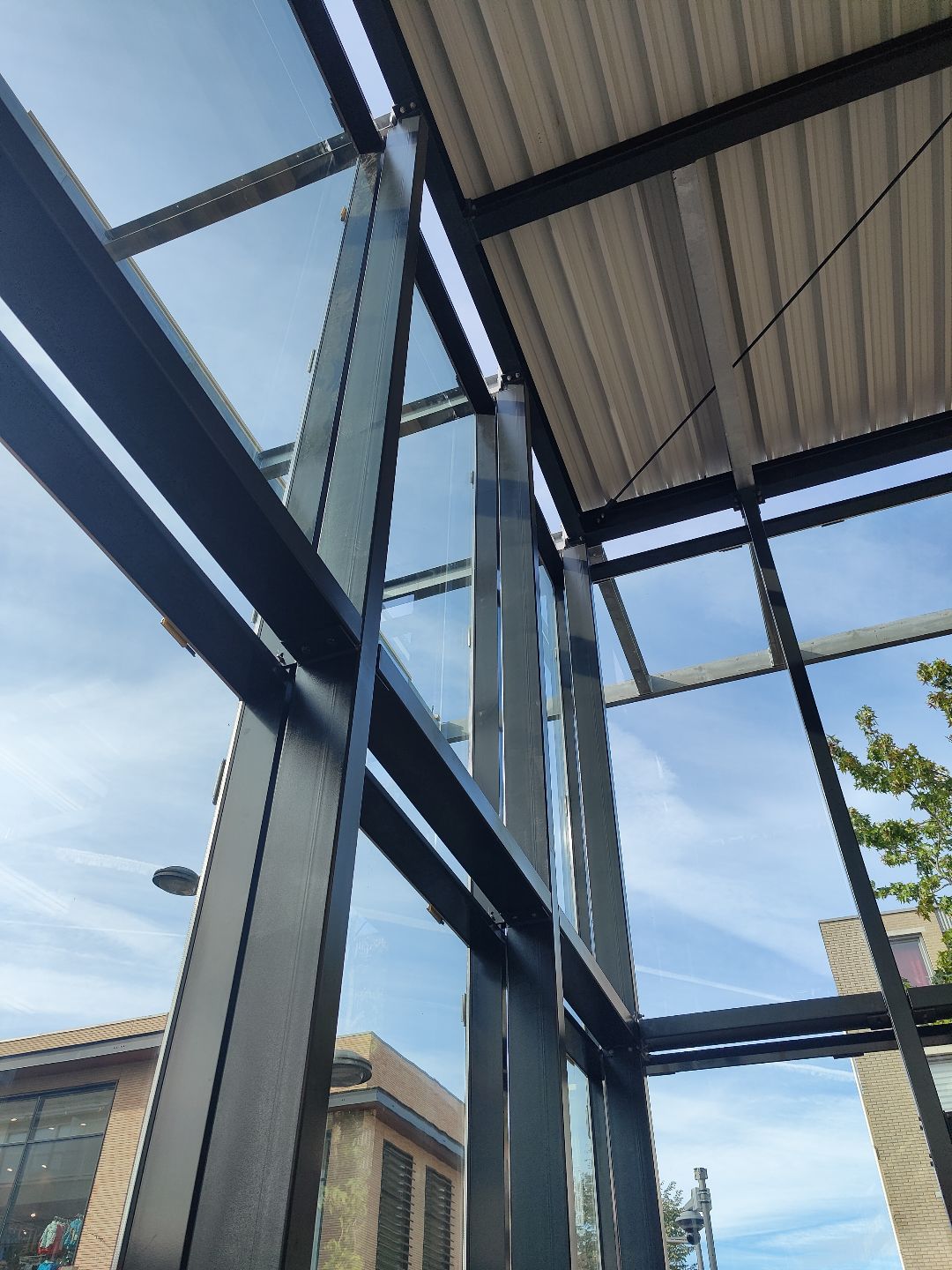 a room that is under construction with concrete walls