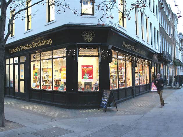 Samuel French's London Theatre Bookshop will close in Mid April.