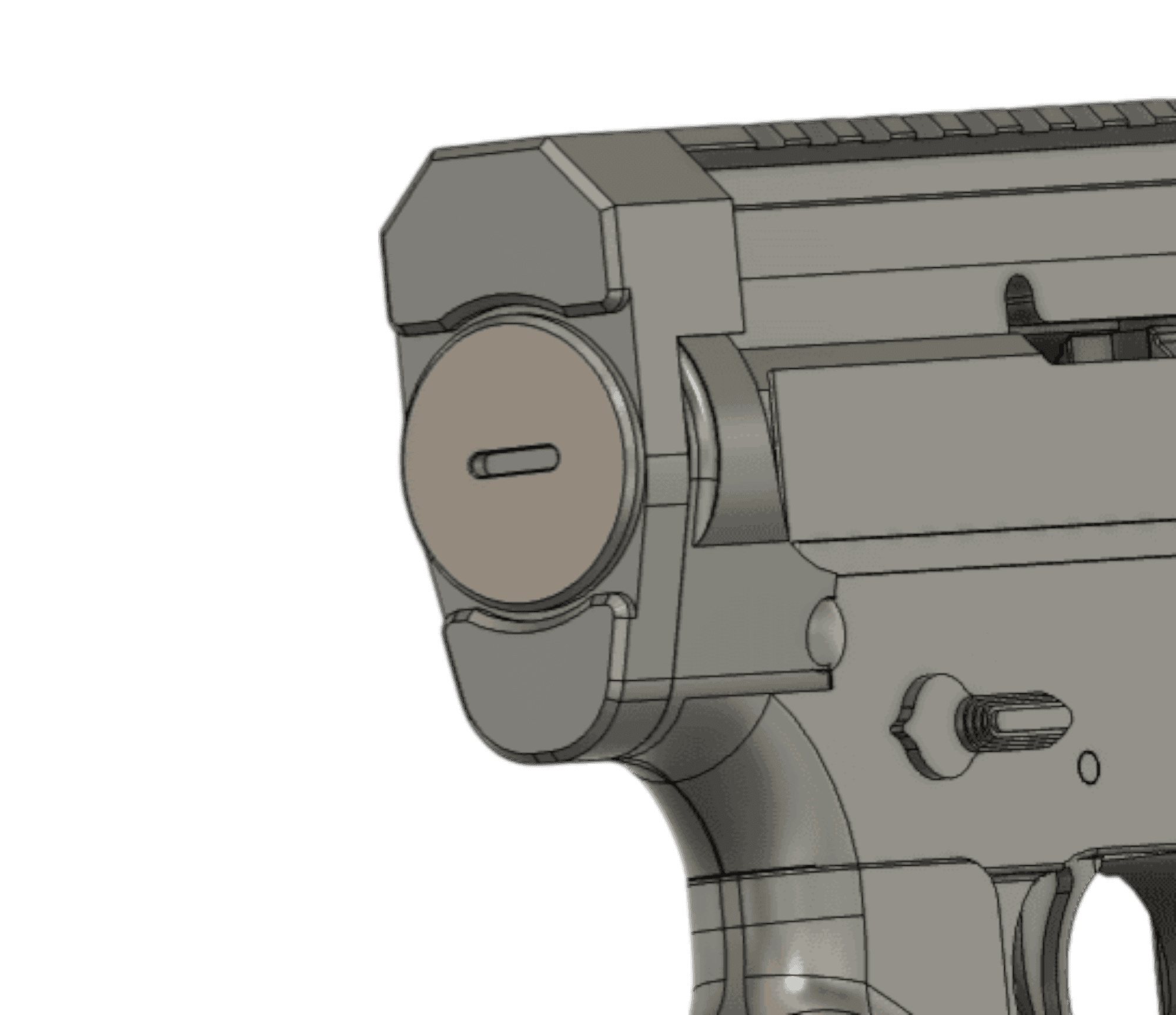 Bufferless AR pistol Blecher LLC