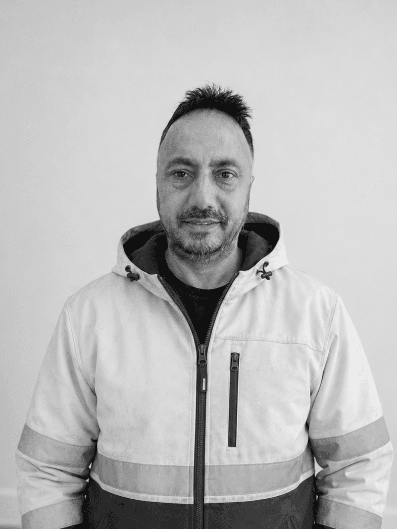 Construction worker portrait