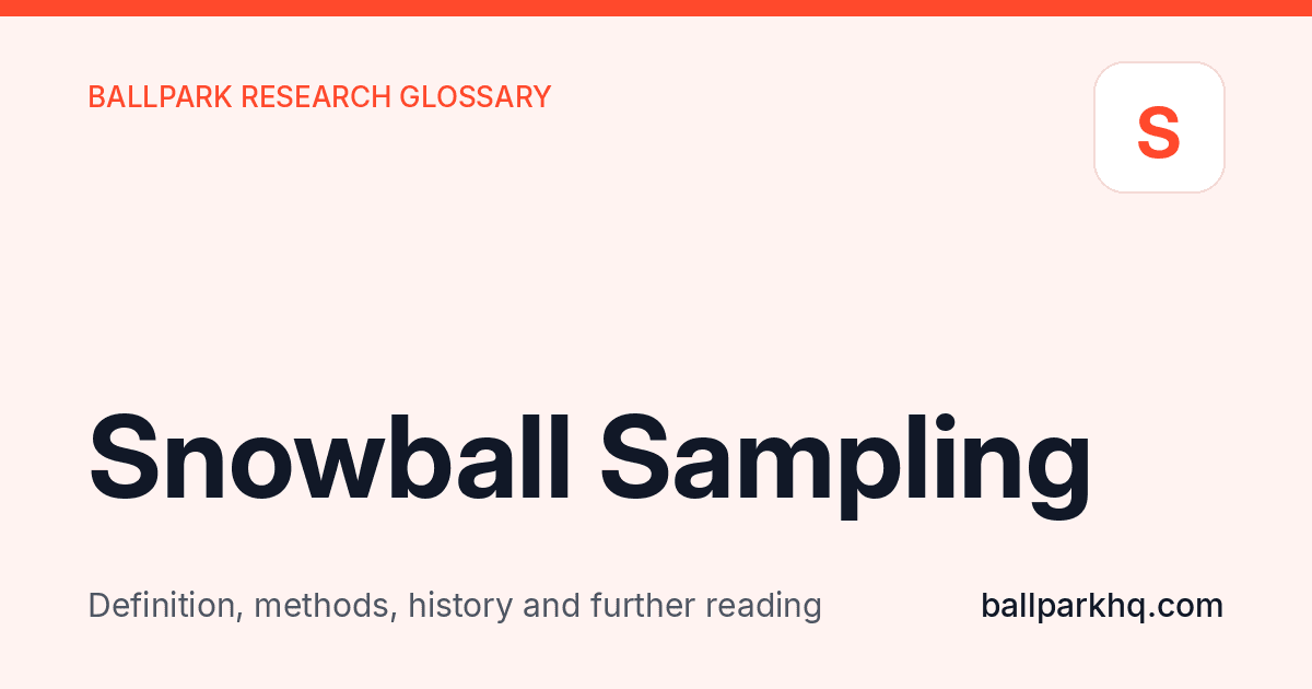 Snowball Sampling