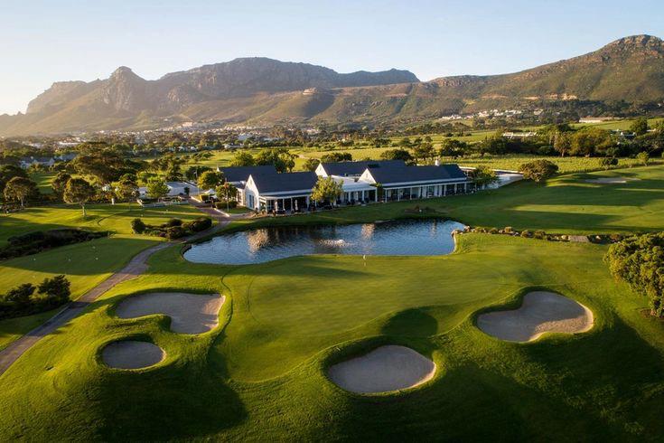 Mountain landscape near a private course