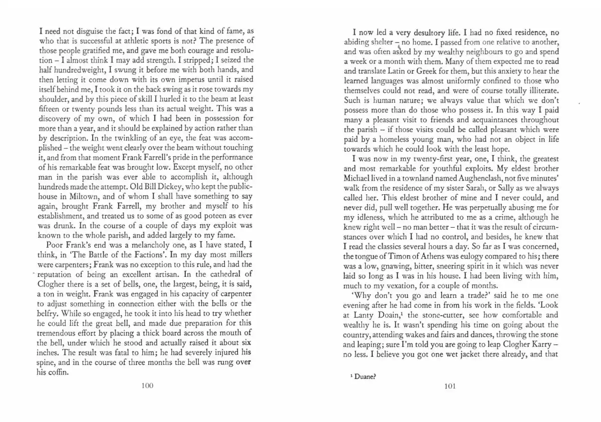 William Carleton inner page