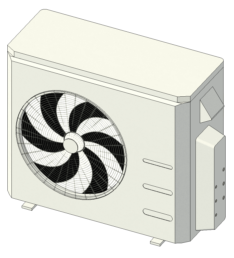 Now the fan material is visible in the project.