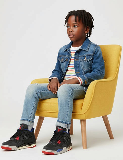 An image where a person wearing the product