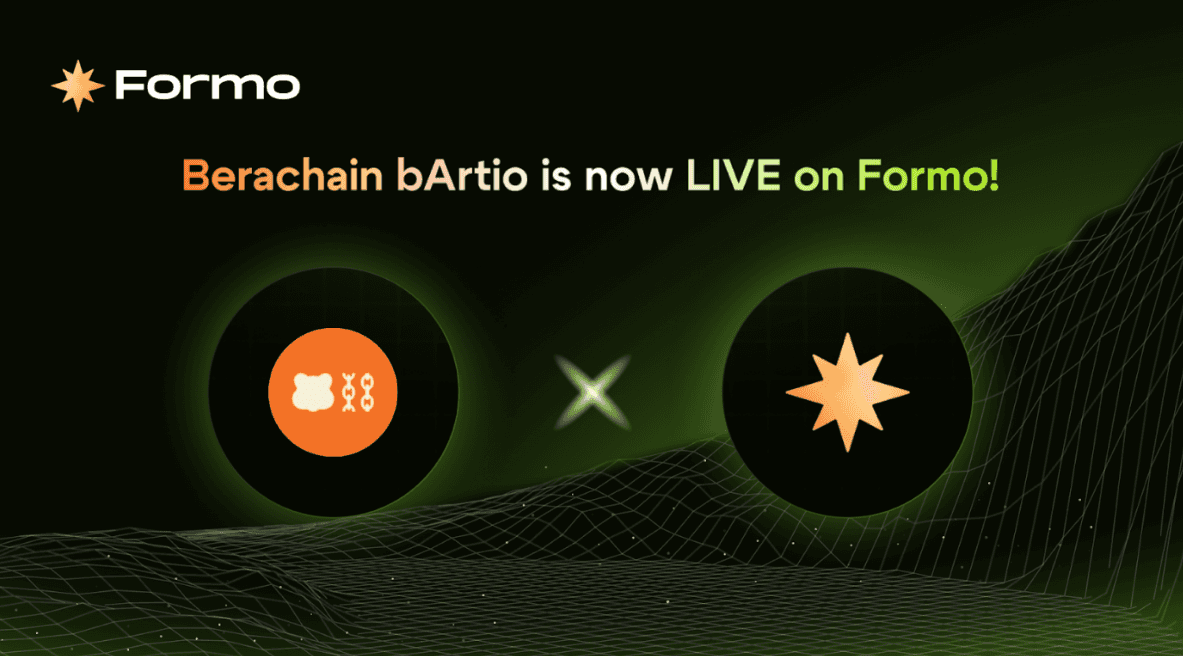 Berachain bArtio is now LIVE on Formo!