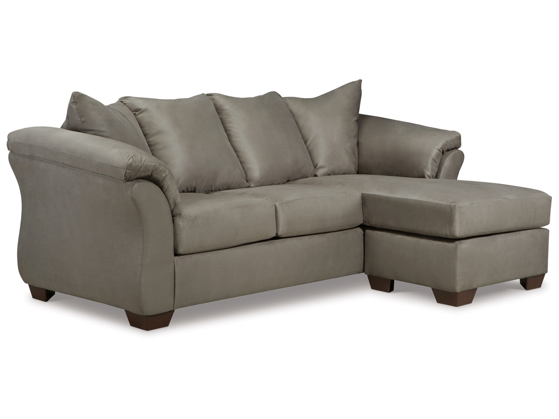 Versatile reversible sofa chaise featuring a modern design, perfect for adjusting the layout to fit different spaces.