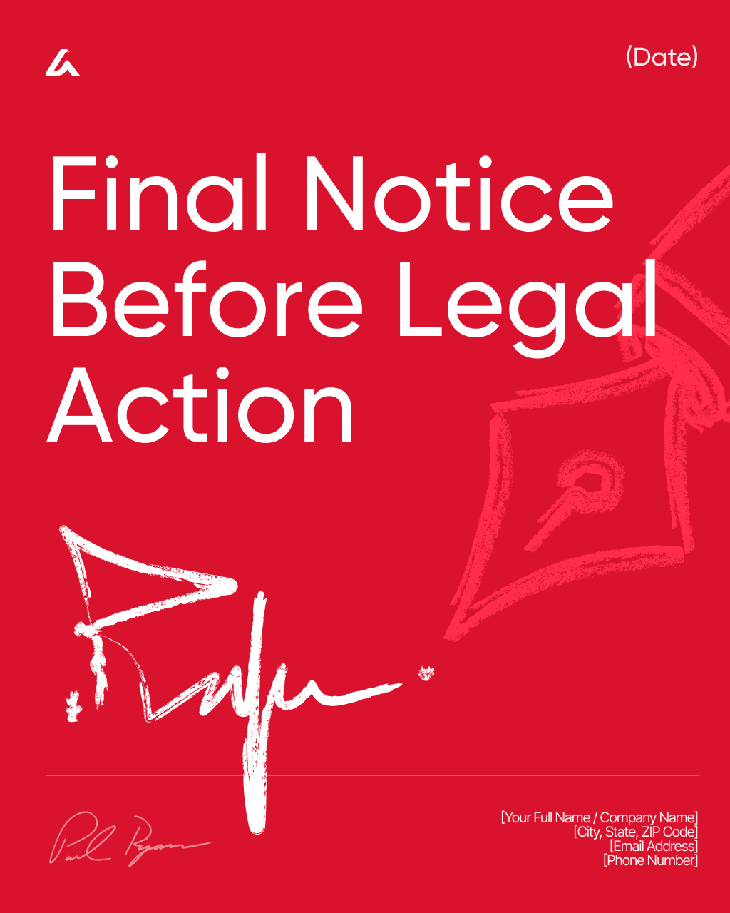 Final Notice Before Legal Action