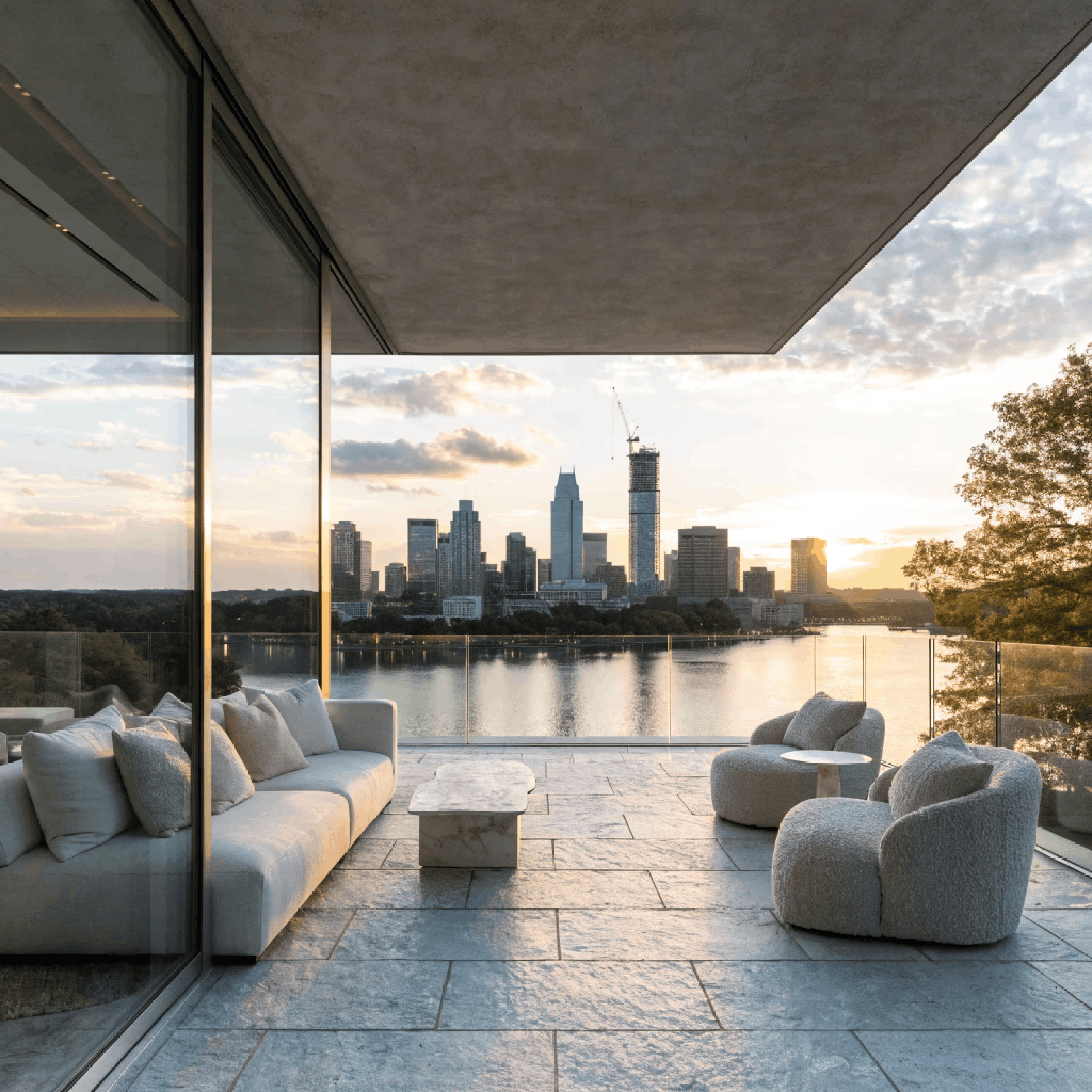 Downtown Austin Penthouse outside