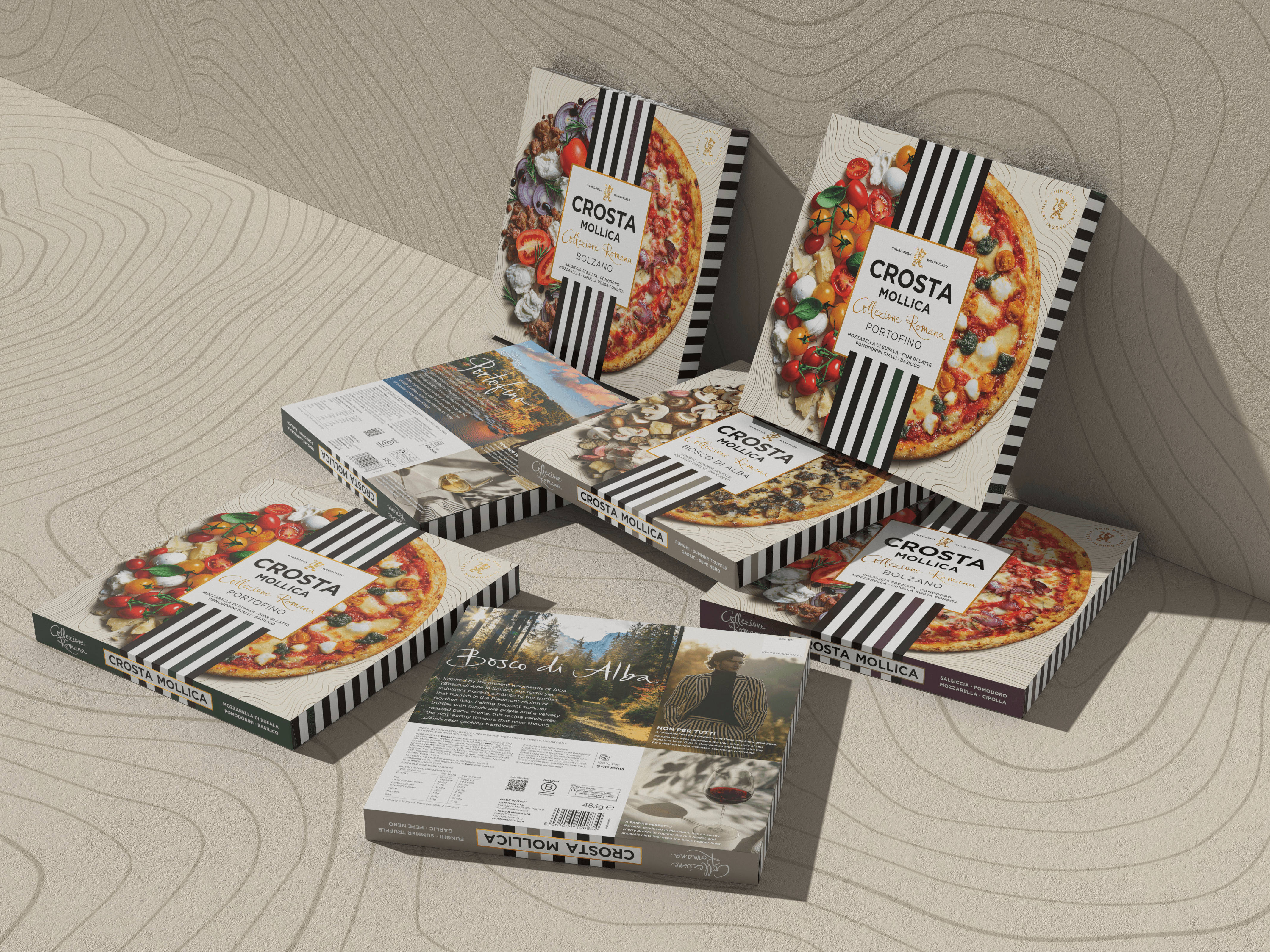 Crosta Mollica Collezione Romana packaging