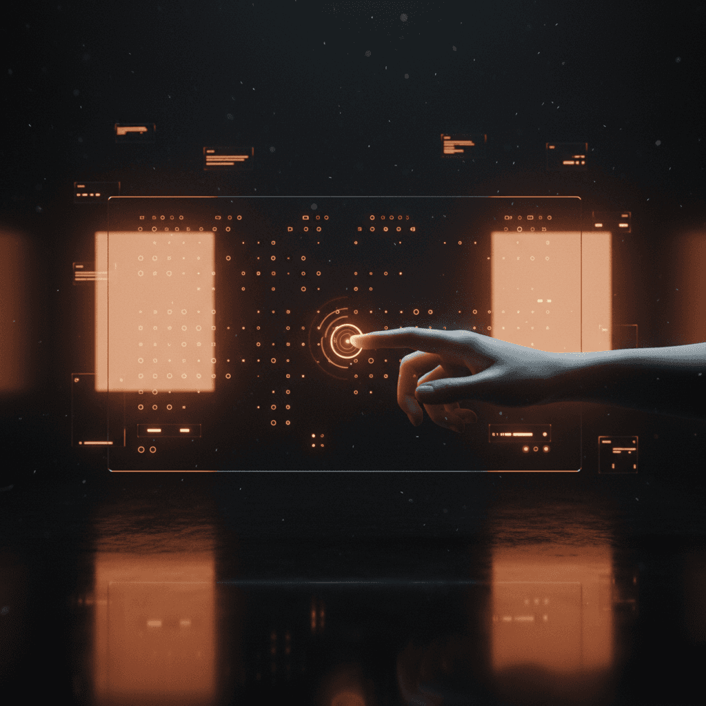 Person arbeitet an einem Laptop mit einer geöffneten Animations-Software, in der ein Projekt mit Grafiken und Zeitleiste bearbeitet wird