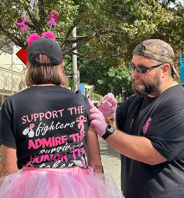 B12 Shots at Race for the Cure