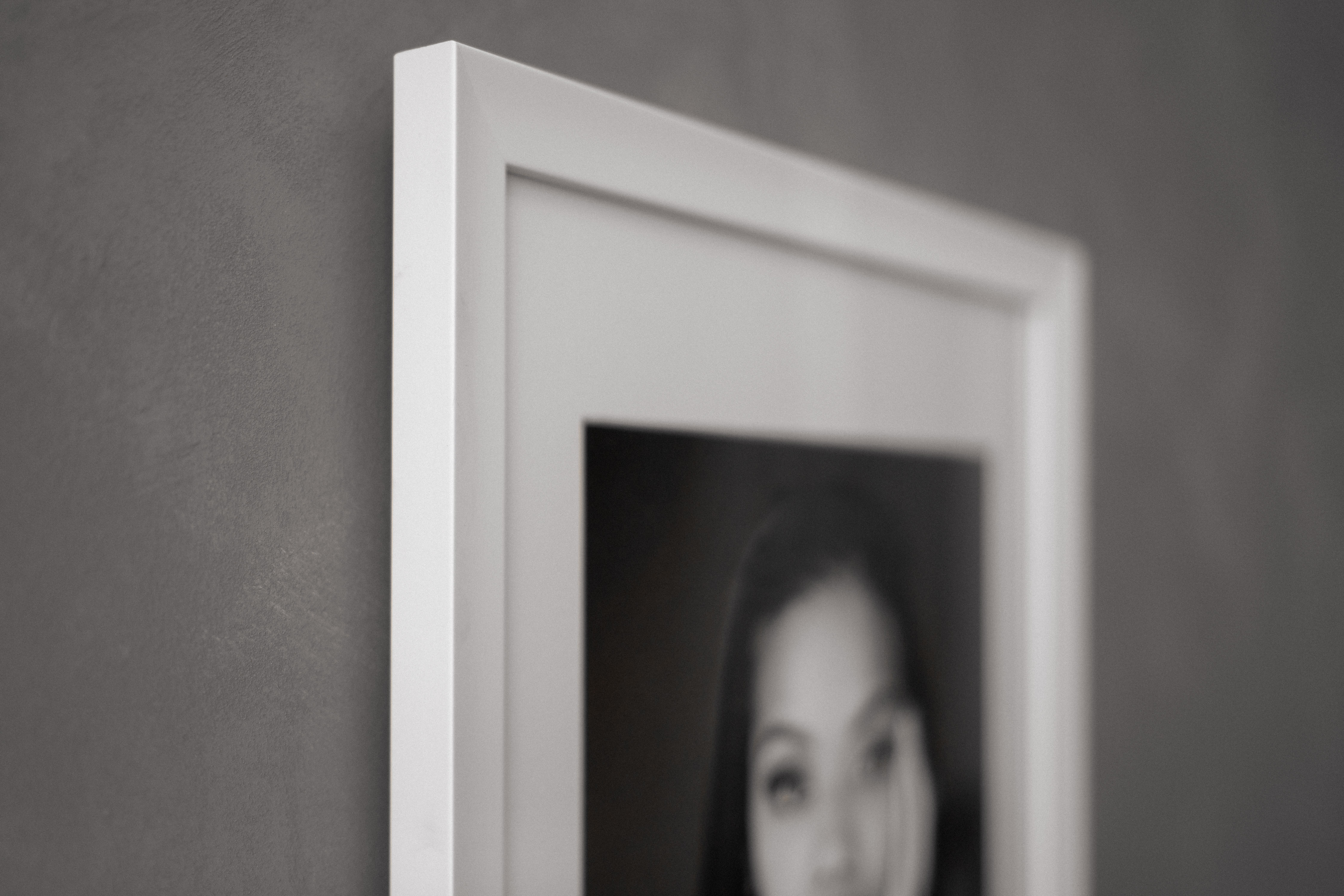 Framed portrait by sensual boudoir art in Solothurn, Switzerland.