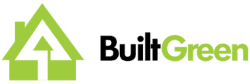 Built Green certification logo representing energy efficient and sustainable home building practices