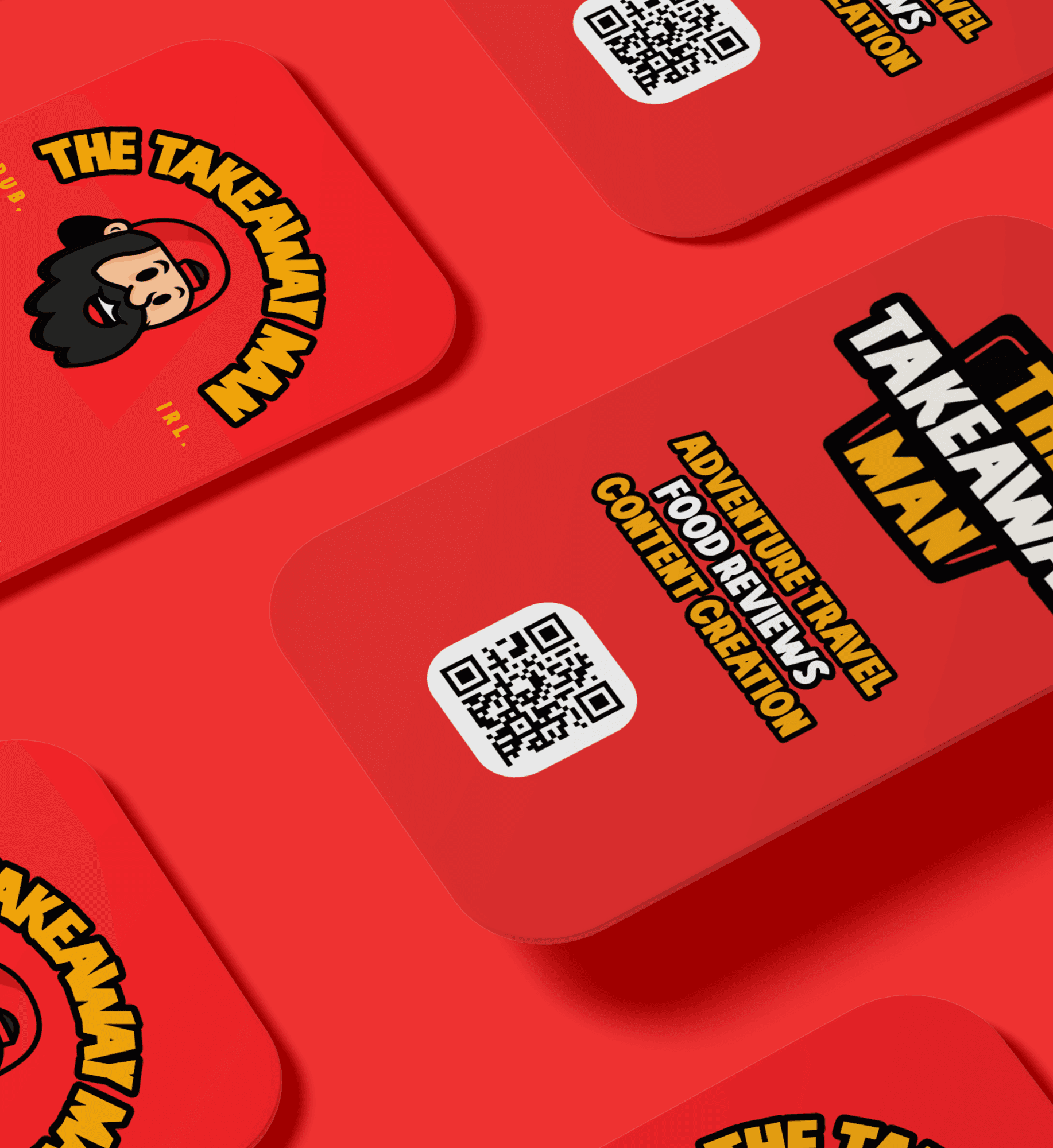 takeaway man business cards