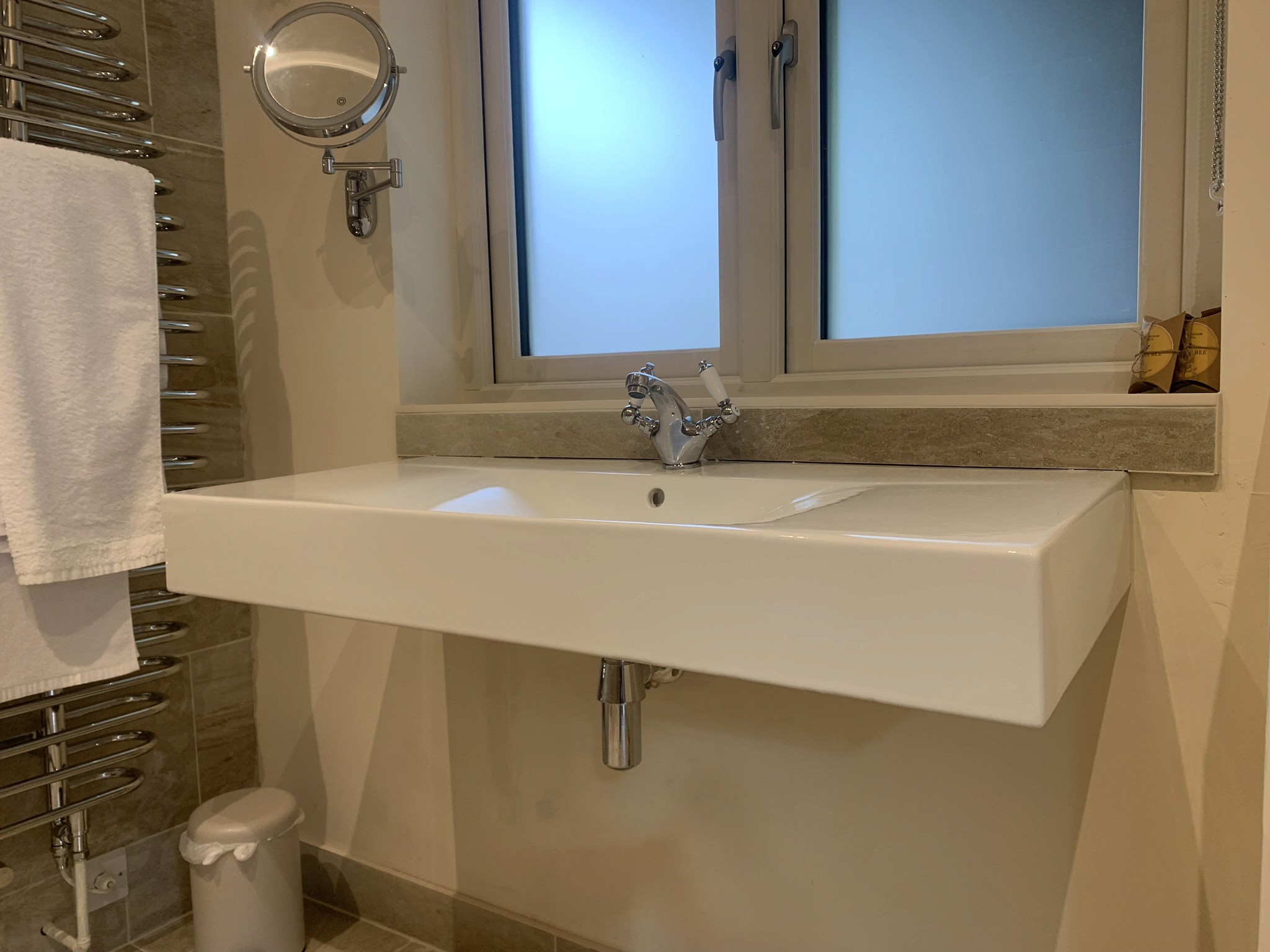 Large wall mounted sink unit