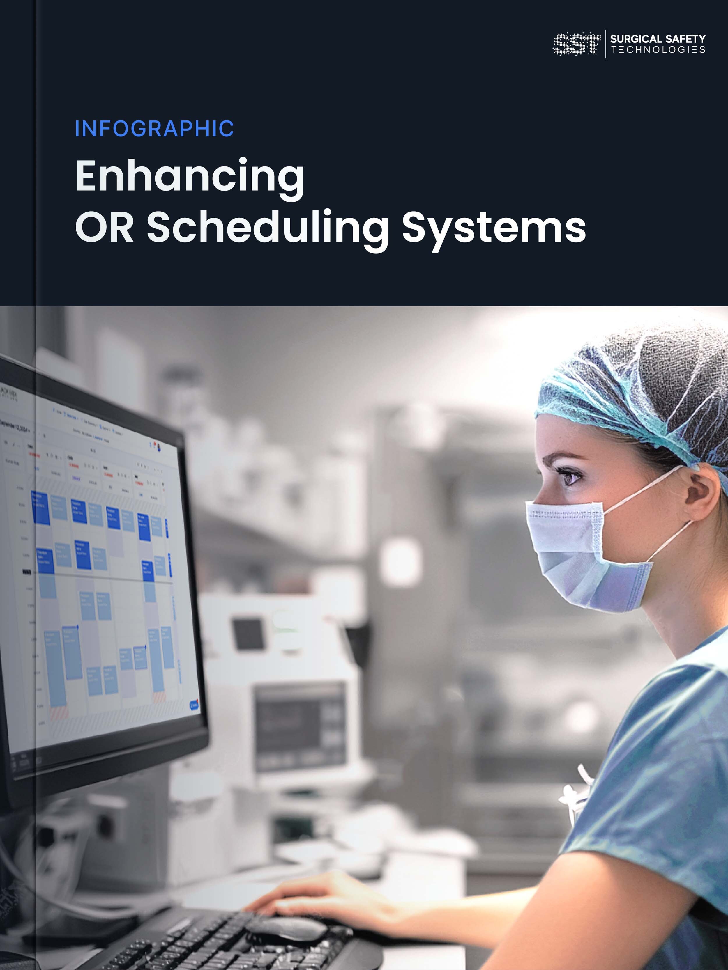 Enhancing OR Scheduling Systems infographic cover