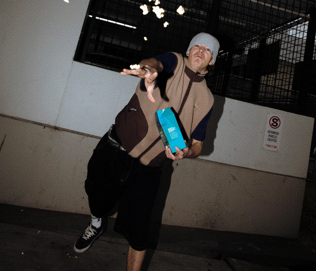 Minimalist book cover on white stairs with clean editorial design