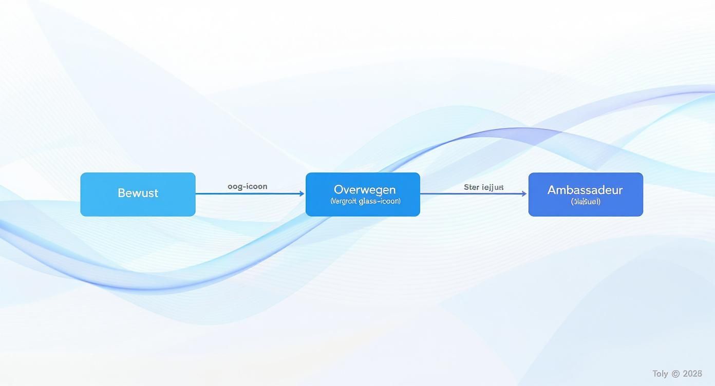 Infographic about wat is een customer journey