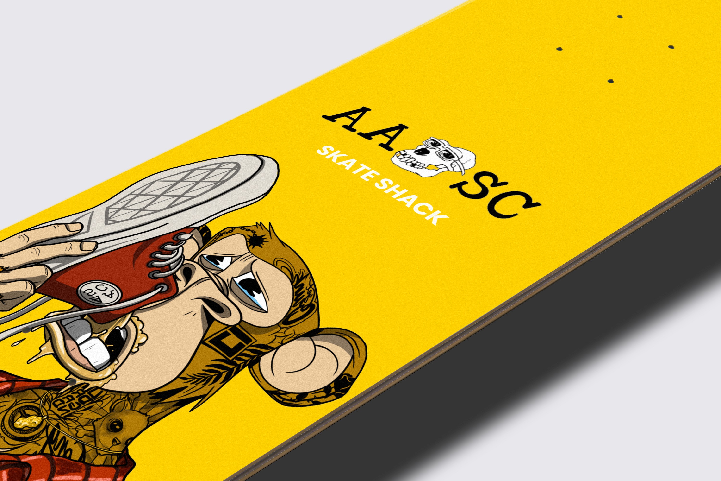 Skate board design for Bored Ape Yacht Club Australia