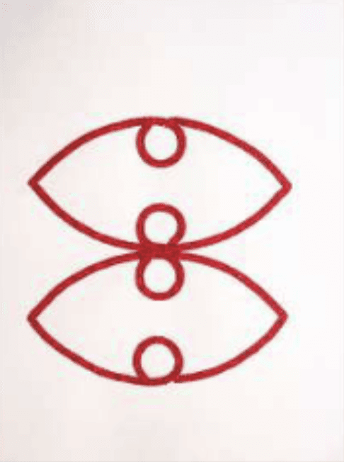 herd of sheep on road painting